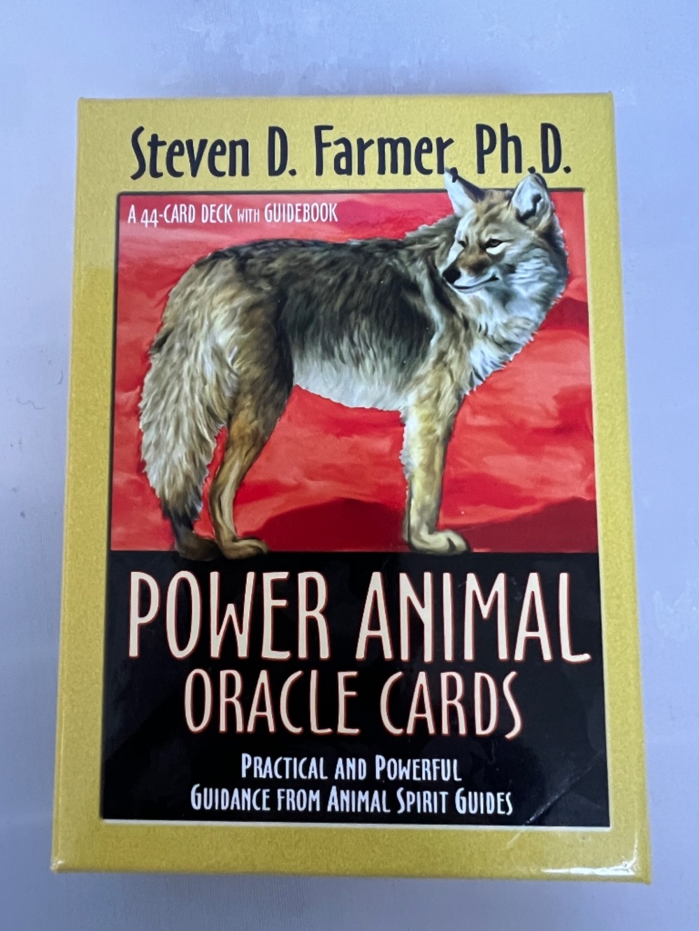 Power Animal Oracle Cards Steven Farmer Hay House Spirit Guides 44 Deck w. Book
